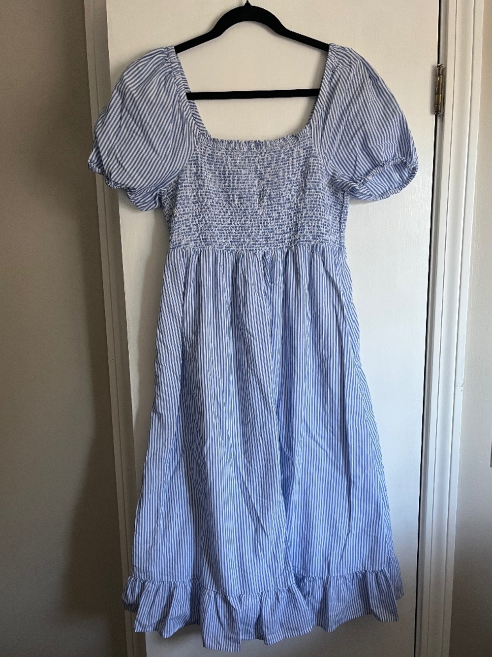 J Crew women’s smocked maxi